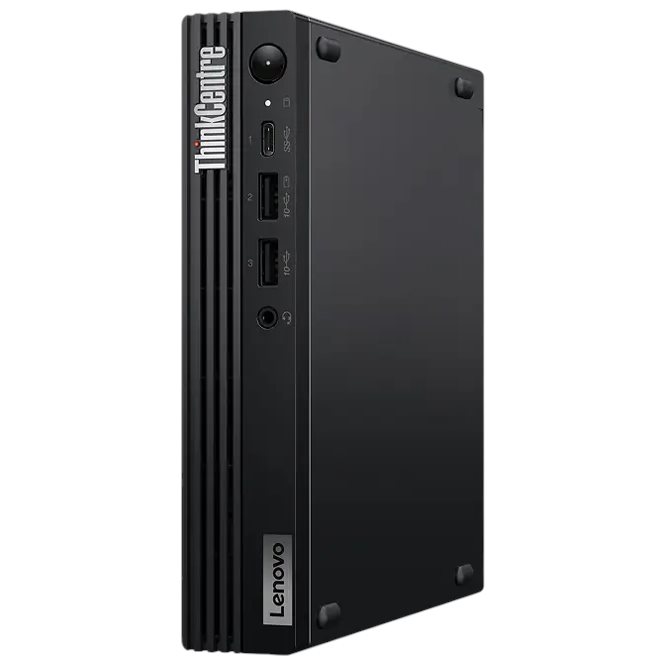 Мини ПК Lenovo ThinkCentre M70q Gen5 Tiny Black (Intel Core i3-14100T, 8GB, 256GB)
