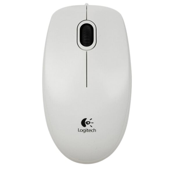 Mouse Logitech B100 OEM, White