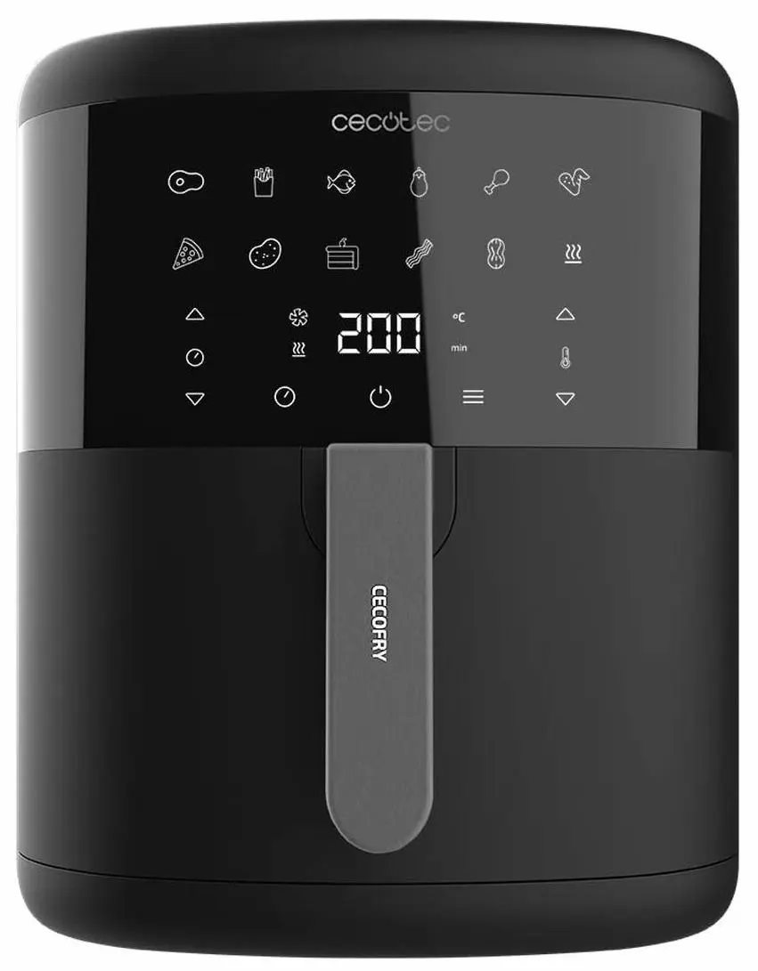 Grătar de aer Cecotec Cecofry Bombastik 6000 Black