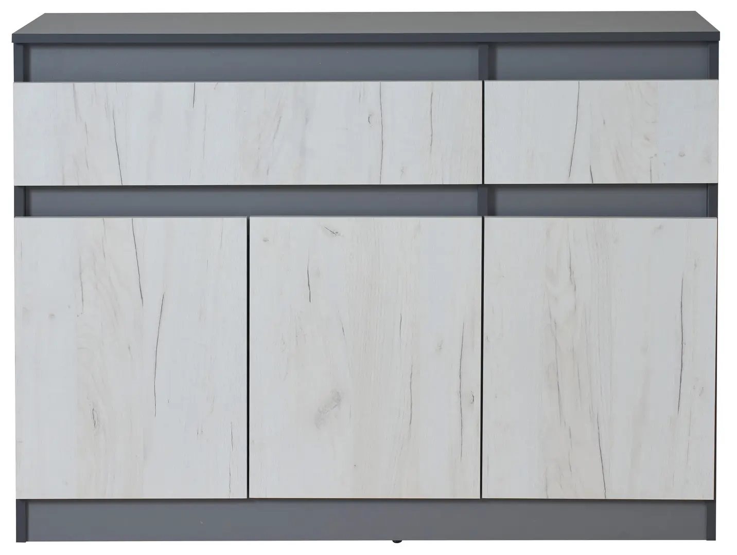 Тумба Modern Komfi 120 (Slate Gray/Craft Oak White)