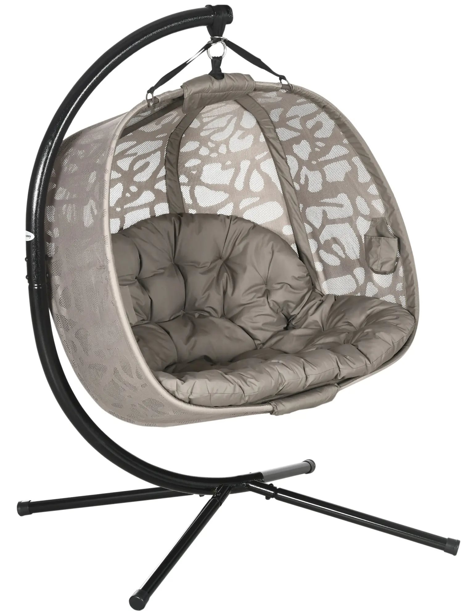 Кресло подвесное Outsunny 84A-264V00SD (Sand/Black)