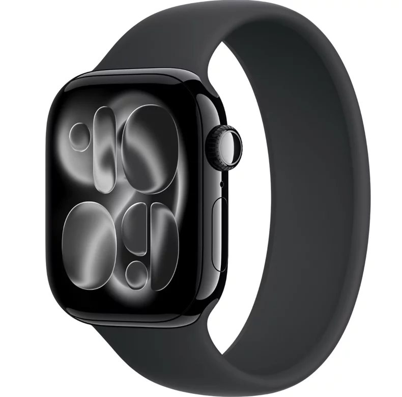 Apple watch Series 11 GPS + LTE 46mm MFC44 Jet Black Aluminium Case Black Sport Band - M/L