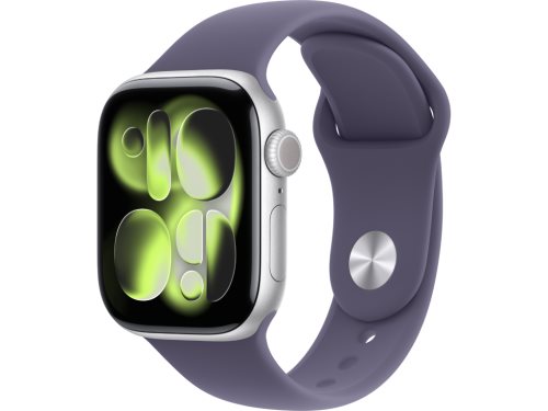 Apple watch Series 11 GPS + LTE 42mm MF8J4 Silver Aluminium Case Purple Fog Sport Band - M/L