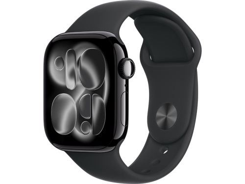 Apple watch Series 11 GPS + LTE 46mm MFCA4 Space Grey Aluminium Case Black Sport Band - M/L