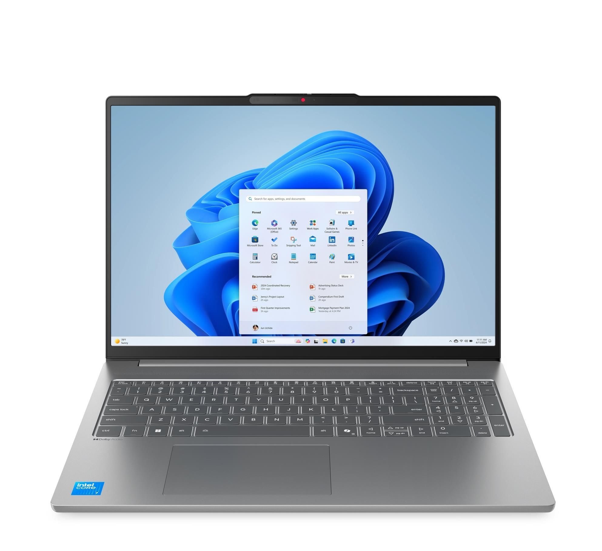 Ноутбук LENOVO IdeaPad Slim 5 16IRH10R (Intel Core 5 210H, 16GB, 1TB, Intel Graphics) Luna Grey