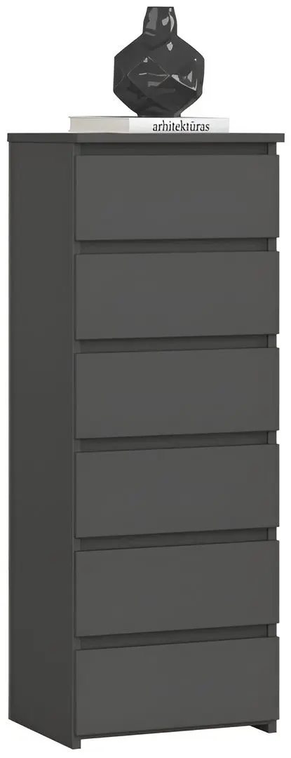 Комод Akord CL6 40 Graphite Gray