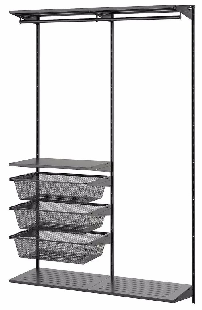 Cuier Ikea Boaxel 125x40x201, Anthracite