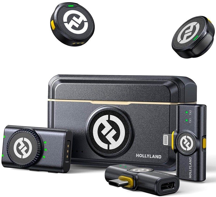 Микрофон Hollyland Lark M2 Combo (Shine Charcoal)