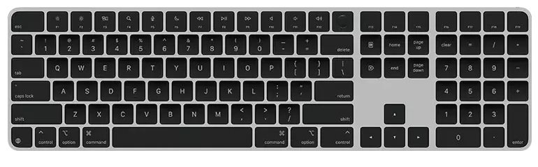 Tastatură APPLE Magic Keyboard cu Touch ID și tastatură numerică MXK83RO/A, Black