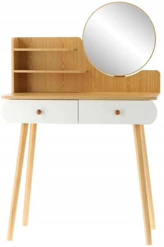 Туалетный столик Chomik PHO7865, White/Natural