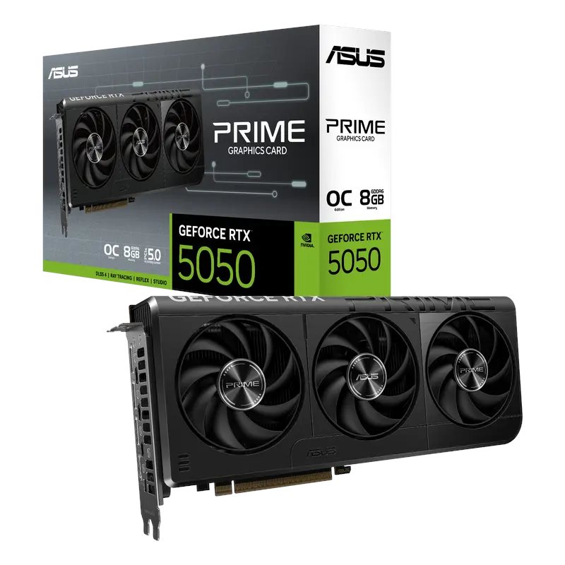 Placă Video ASUS RTX5050 8GB GDDR6 Prime OC (PRIME-RTX5050-O8G)