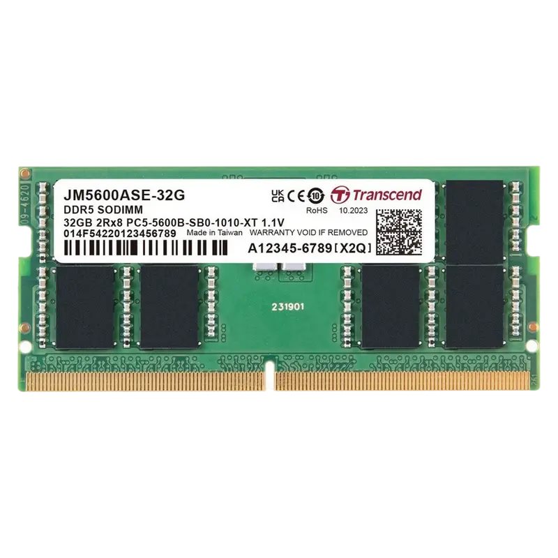 Оперативная память Transcend JetRam 48GB DDR5-5600MHz, JM5600ASE-48G