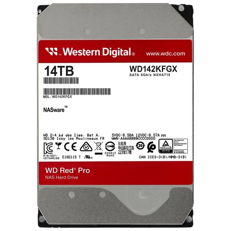Hard disk Western Digital HDD 14.0TB Red Pro (WD142KFGX)