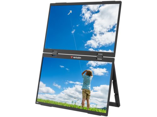 Monitor portabil dublu 15.6" Verbatim Essentials