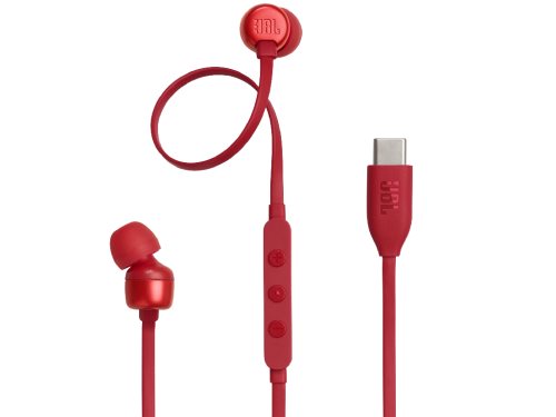 Наушники Wired JBL Tune 310C, Red