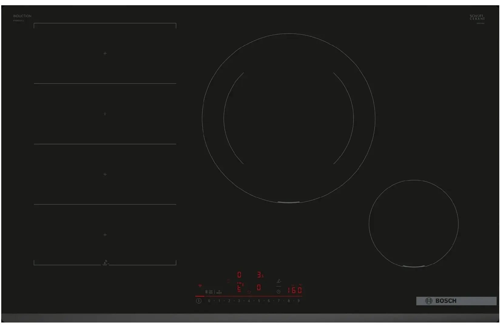 Встраиваемая индукционная варочная панель BOSCH PXE831HC1E.