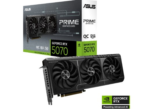 Placă video ASUS GeForce RTX 5070 PRIME OC (12GB GDDR7)