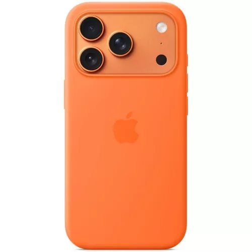 Husă din silicon pentru iPhone 17 Pro cu MagSafe - Orange
