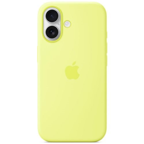 Husă din silicon pentru iPhone 17 cu MagSafe - Neon Yellow