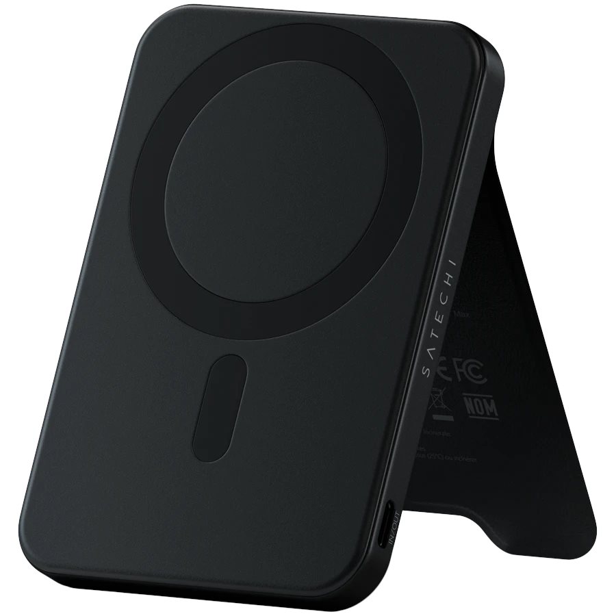 Внешний аккумулятор SATECHI Qi2 5000mAh, Black