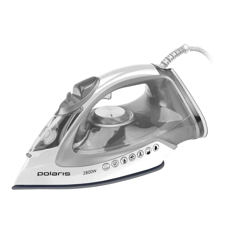 Fier de călcat cu aburi Iron Polaris PIR 2821AK White/Silver Mat