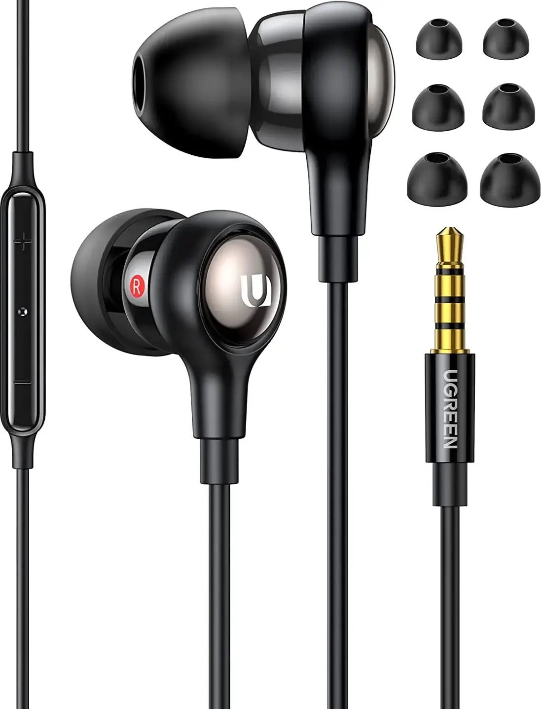 Căști UGREEN EP103, Black