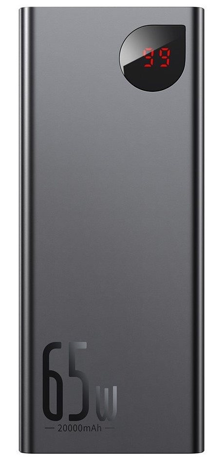 Внешний аккумулятор Baseus Adaman 20000mAh 65W, Black