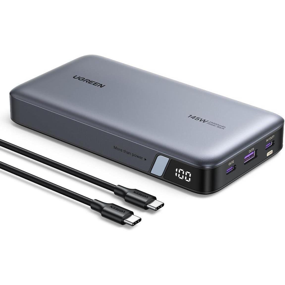 Baterie externă UGREEN Nexode Flight Approved PD3.1, 25000mAh, Grey