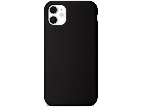 Husă WOO iPhone 11 Liquid Silicone, Black