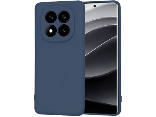 Husă WOO Xiaomi Redmi Note 14 Pro 4G Liquid Silicone, Blue