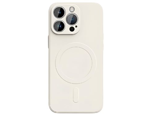 Чехол WOO iPhone 16 Pro Liquid Silicone Magsafe, Beige
