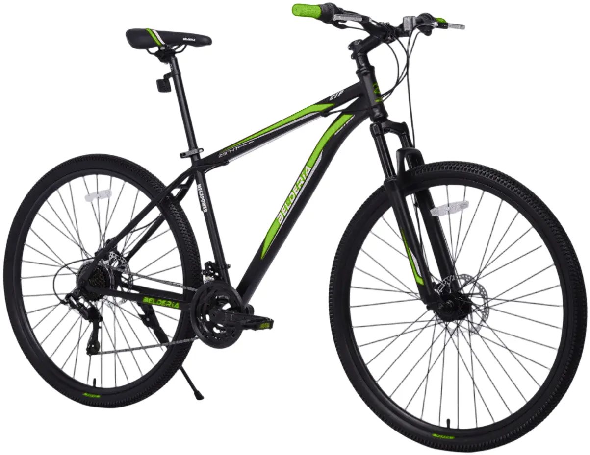 Велосипед Belderia Megapower 29, Black/Green