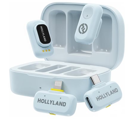 Беспроводной микрофон Hollyland Lark A1 Combo Sky Blue