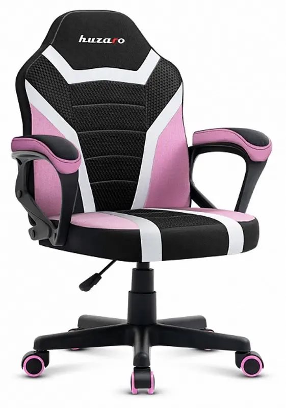 Scaun gaming pentru copii Huzaro Ranger 1.0 Black/Pink