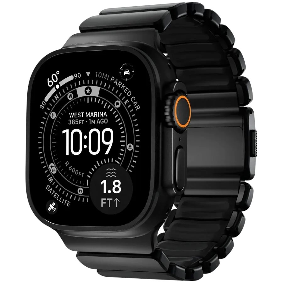 Curea Nomad Stratos Band Hardware Black 46mm/49mm