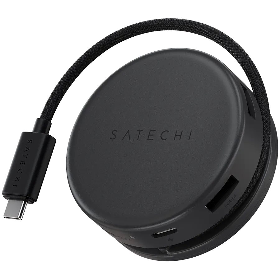Adaptor SATECHI OntheGo 7-in-1 Space Black