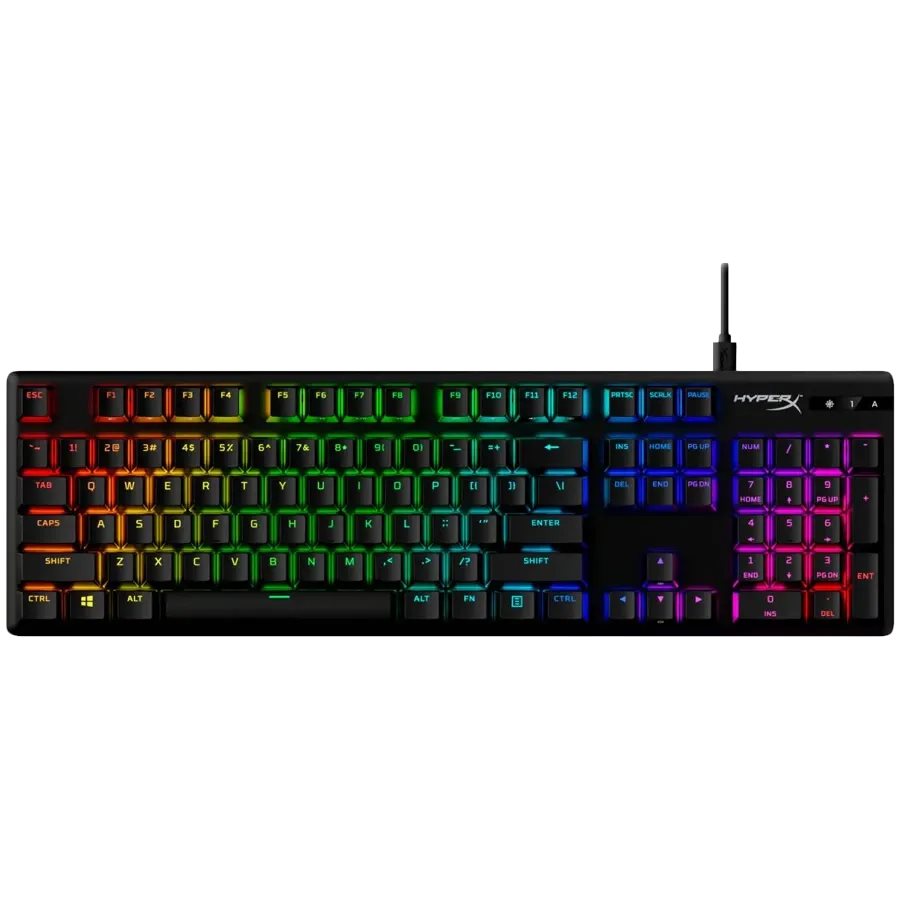 Tastatură HyperX Alloy Origins PBT HX Aqua, En, Black