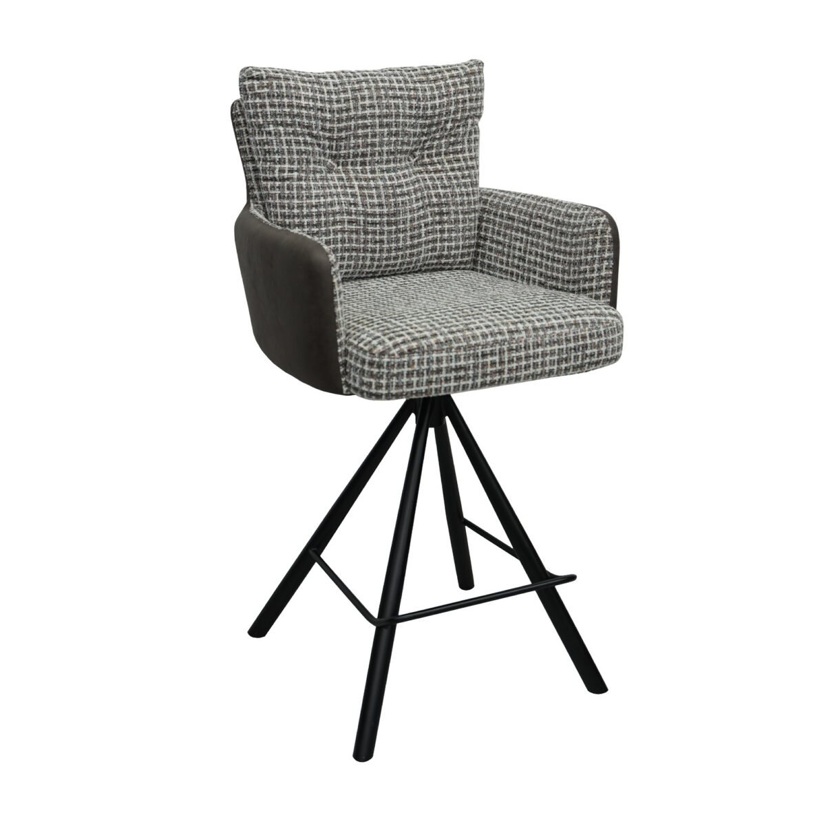 Scaun bar Bar Santo B3048TV Dark Brown