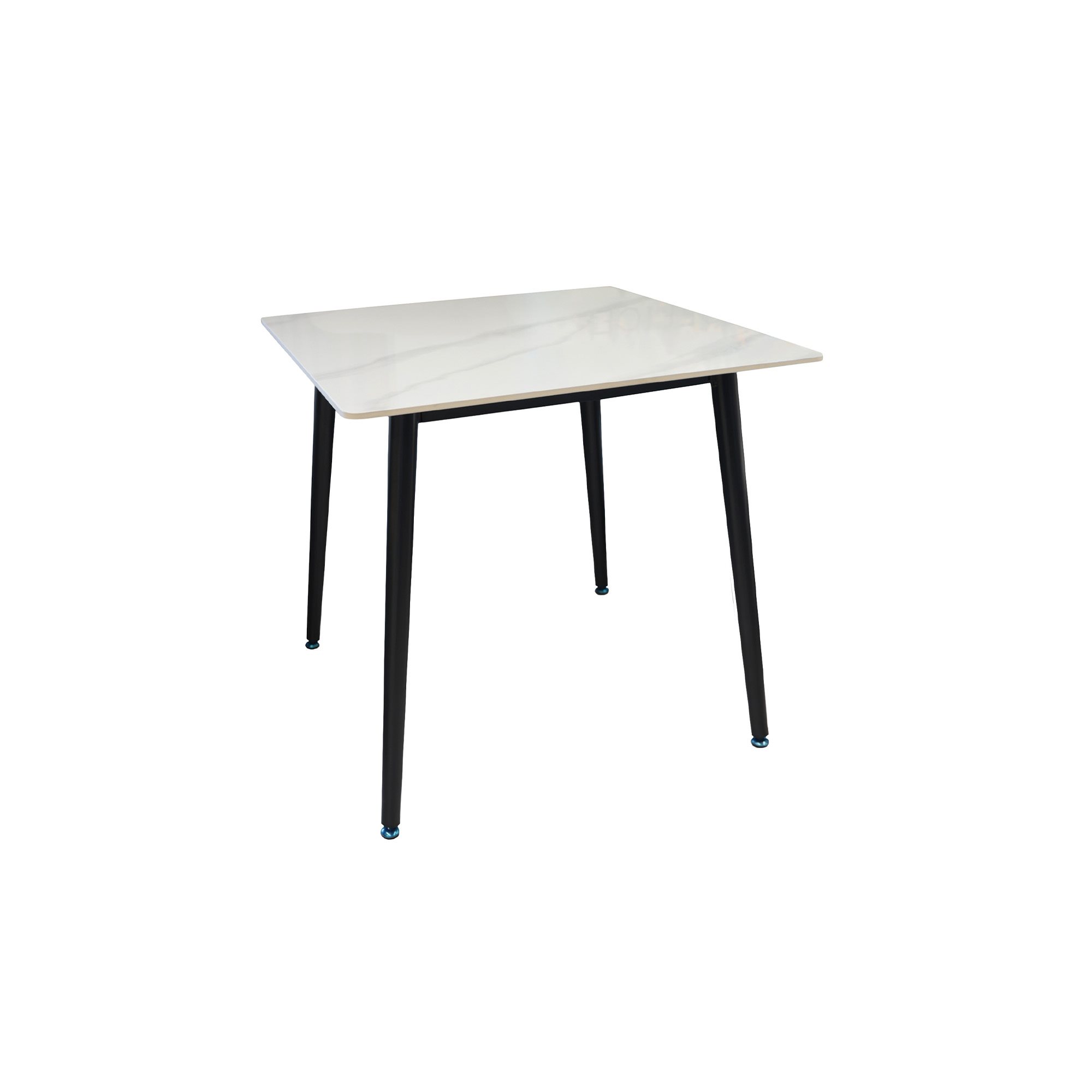 Стол Nuvio 80×80×75 Glossy White