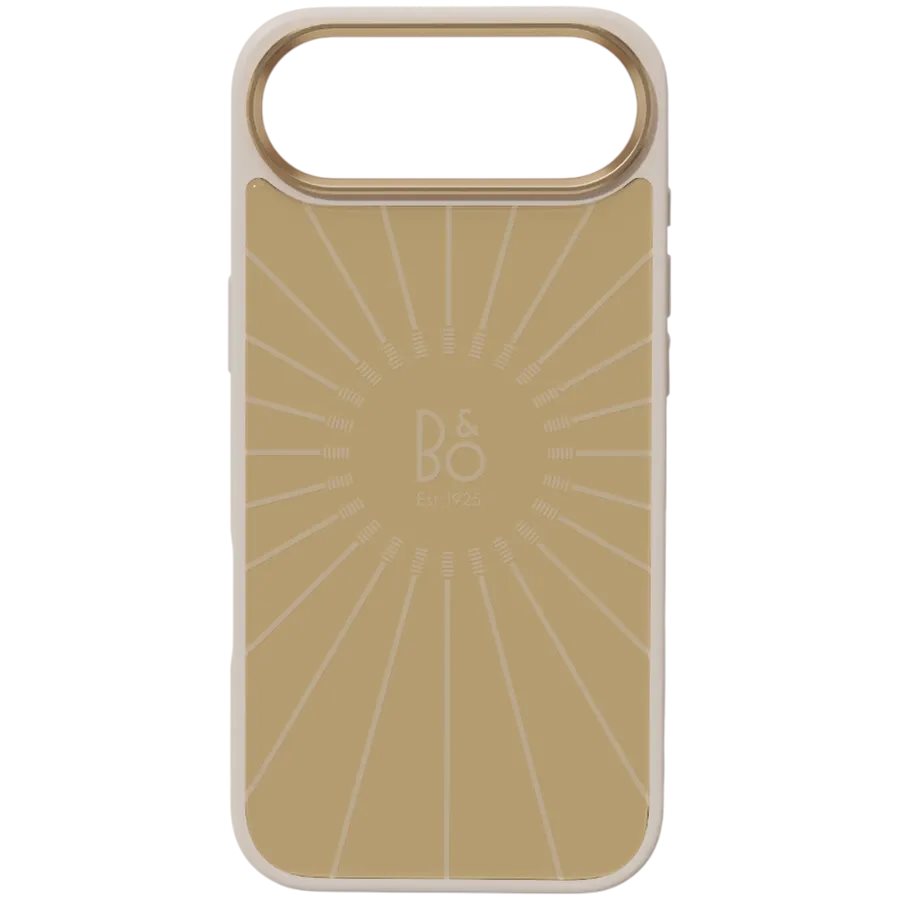Husa iPhone 17 Air Glass with MagSafe — Gold Tone