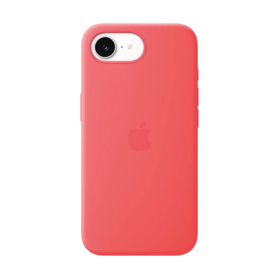 Husa iPhone 17e Silicone MagSafe - Bright Guava