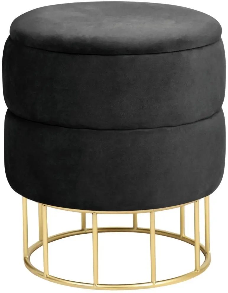 Пуф Akord Elza Gold/Black
