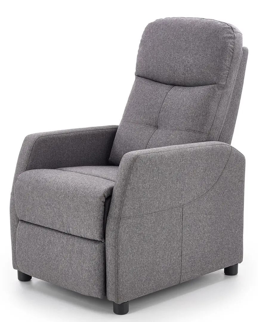 Fotoliu cu recliner Halmar Felipe Dark Gray