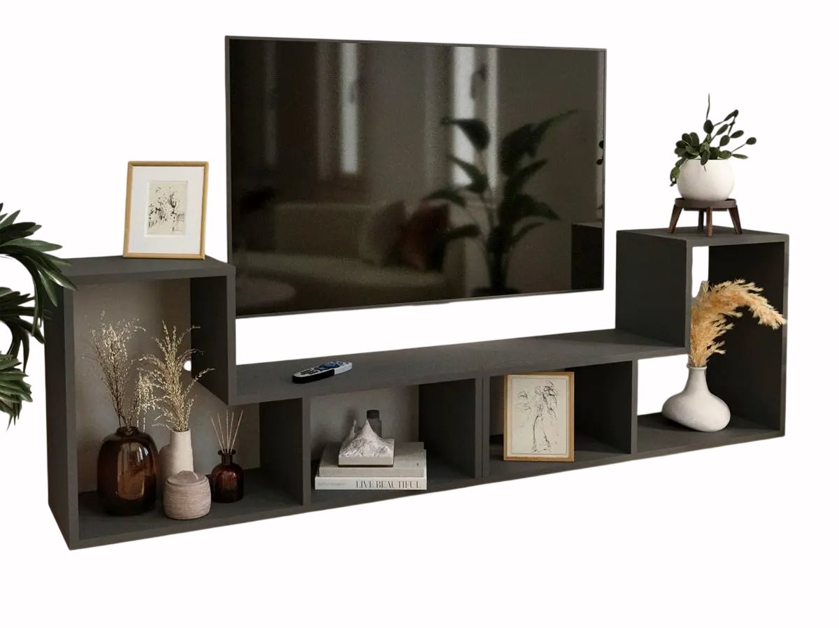 Тумба под телевизор Bofigo 183x53.8x29.7 Anthracite