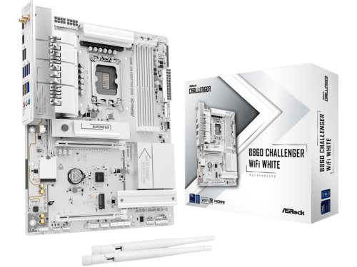 Материнская плата ASRock B860 CHALLENGER WIFI WHITE