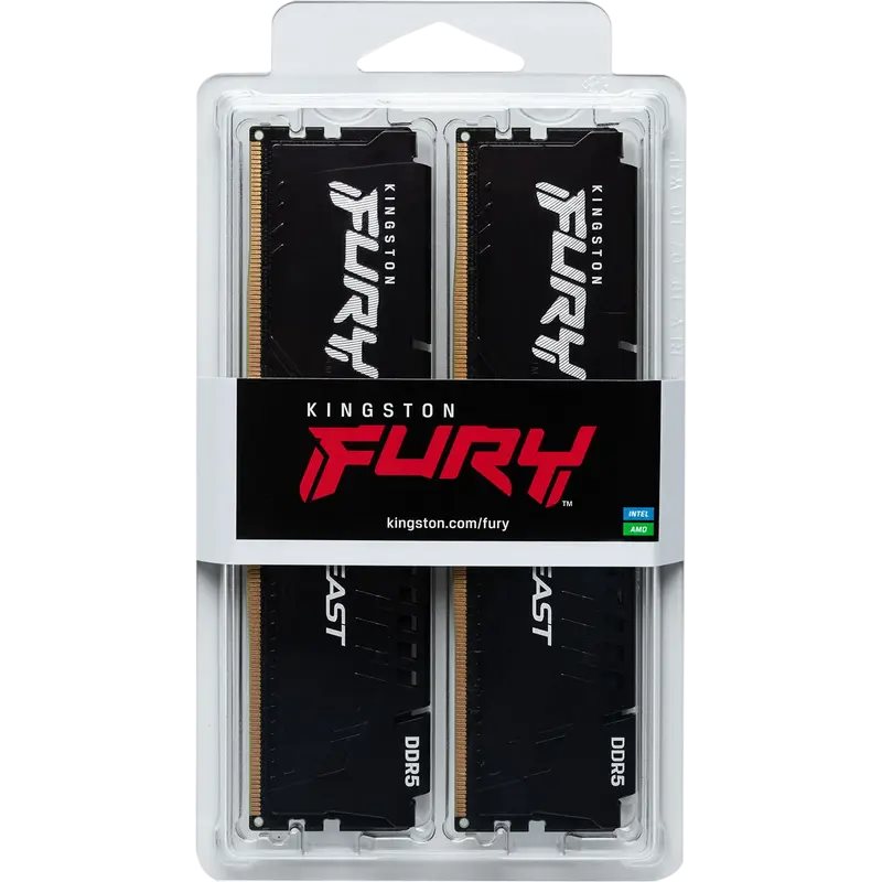Оперативная память Kingston FURY Beast 16GB (Kit of 2x8GB) DDR5-6000MHz