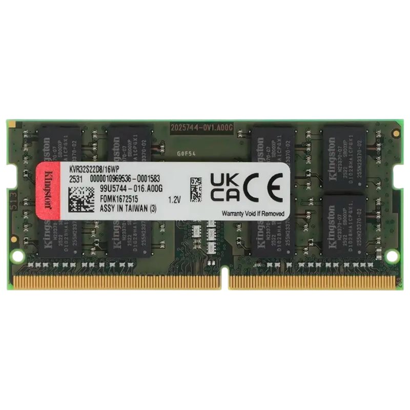 Memorie RAM Kingston ValueRAM 16GB DDR4- 3200MHz SODIMM