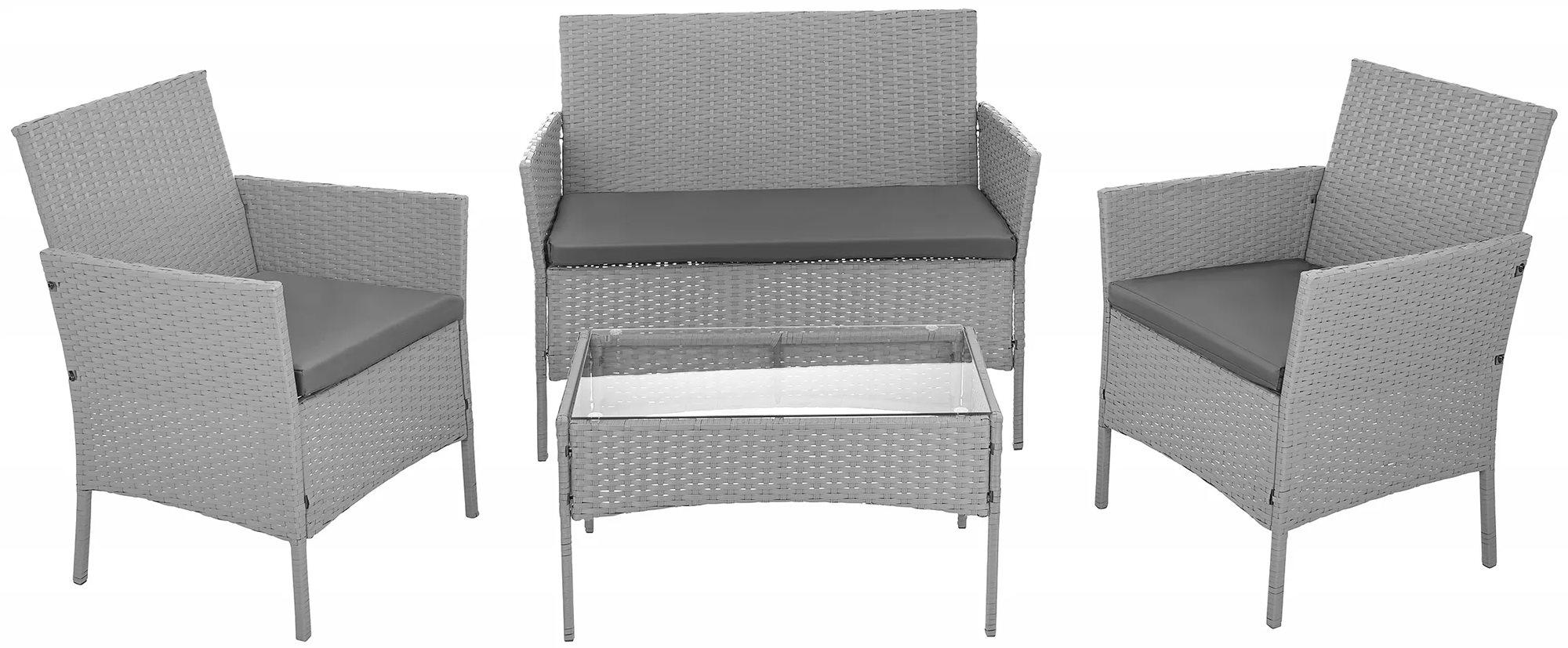 Set de mobilier de grădină Gardlov 26910 Gray