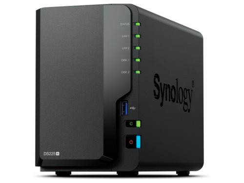 Сетевой накопитель SYNOLOGY DS225+ Intel Celeron 4-core