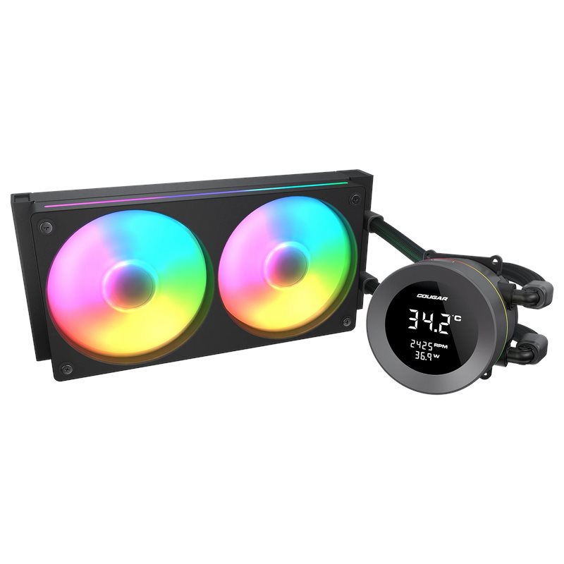 Cooler Cougar Poseidon Vistek ARGB 240, Black